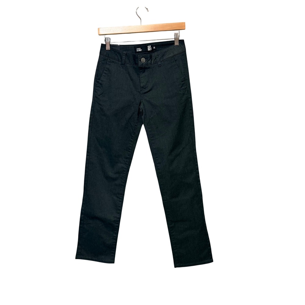 RSQ London Skinny Chino Pants Charcoal Gray Kids Size 14 New With Tags